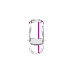 CAR DECO BANDES LOOK RACING ROSE -FDS