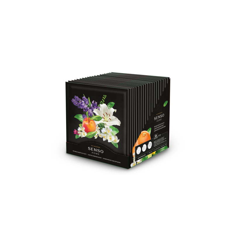 DISPLAY SACHET HOME LINE - 20 SACHETS 5 PARFUMS - MSDS - SCT
