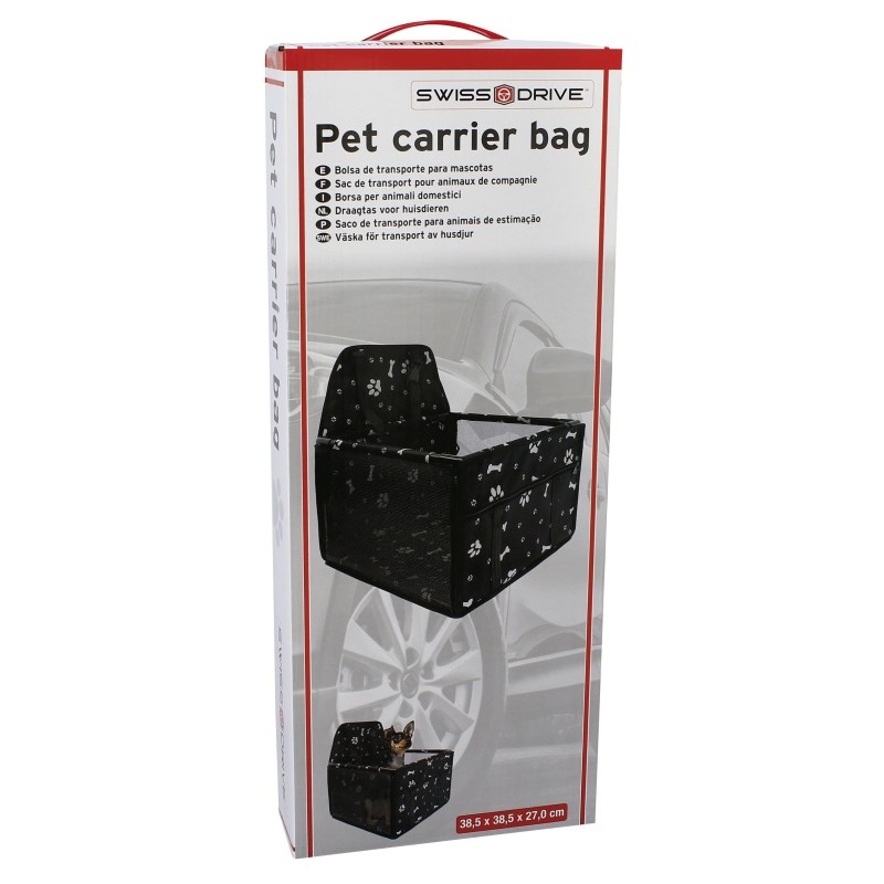 SAC DE VOYAGE POUR ANIMAUX DE COMPAGNIE NOIR