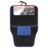 JEU DE TAPIS MOQUETTE 400G/M2 DRIVE NOIR/BLEU 4PCS