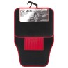 JEU DE TAPIS MOQUETTE 400G/M2 DRIVE NOIR/ROUGE. 4PCS