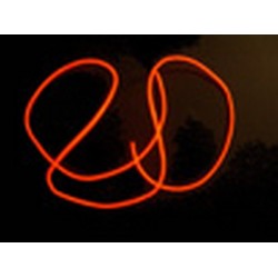 FIL NEON LUMINEUX + EFFET FLASH 3,0M ROUGE -FDS