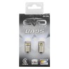 LED T4W BA9S CANBUS - 5 LEDS - 6500K BLANC PURE - 2PCS