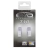 LED T10 W5W W2.1X9.5D - 1 LED 10MM - 6500K BLANC PURE - 2PCS