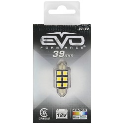 NAVETTE LED C5W SV8.5 39MM CANBUS - 6 LEDS - 6500K BLANC PURE - 1PC