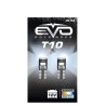 LED T10 W5W W2.1X9.5D - 4 LEDS - 8000K BLANC XENON - 2PCS
