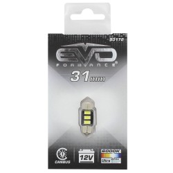 NAVETTE LED C5W SV8.5 31MM CANBUS - 3 LEDS - 6500K BLANC PURE - 1PC