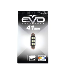 NAVETTE LED C5W SV8.5 41MM - 6 LEDS - 6500K BLANC PURE - 1PC