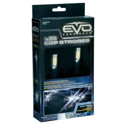STROBE PACE CAR LED 5 FONCTIONS - 6500K BLANC PURE - 2PCS - SCT