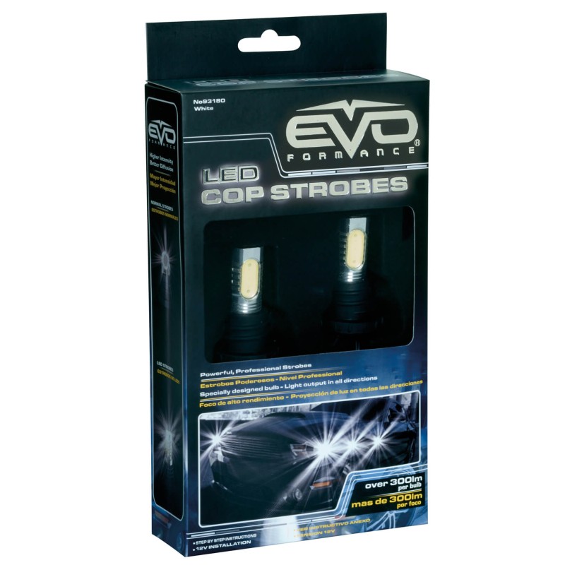STROBE PACE CAR LED 5 FONCTIONS - 6500K BLANC PURE - 2PCS - SCT
