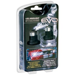 STROBE PACE CAR LED TRIPLE FLASH - 6500K BLANC PURE - 2PCS - SCT