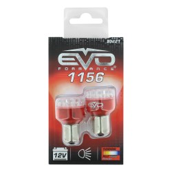 AMPOULE LED STOP/POSITION P21W BA15S 1PLOT - ROUGE - 2PCS