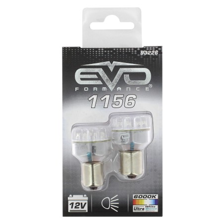 AMPOULE LED FEUX DE RECUL P21W BAS15S 1PLOT - 6500K BLANC PURE - 2PCS