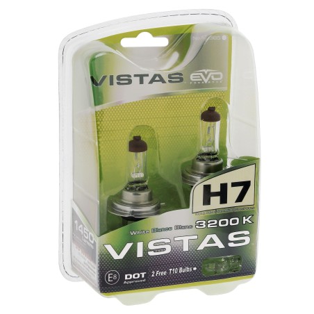 AMPOULE H7 PX26D VISTAS 55W - 3200K BLANC - E8 - 2PCS