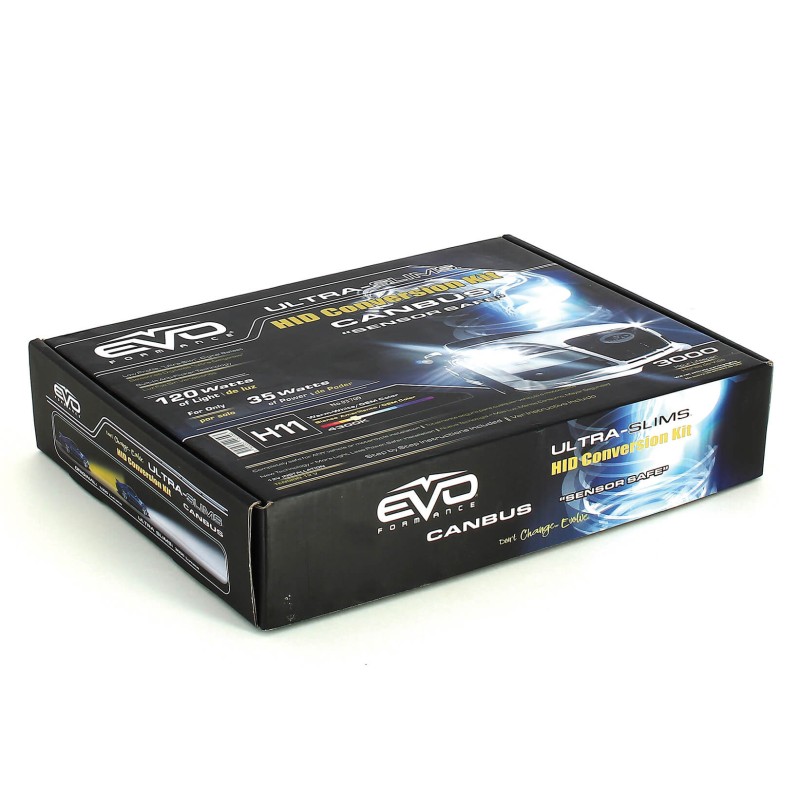 KIT HID H11 PGJ19-2 SLIM BALLAST CANBUS 35W-4300K BLANC ORIGINE - SCT