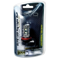 AMPOULE LED 12/24V 50W H11 BLANC - 1PCE - SCT