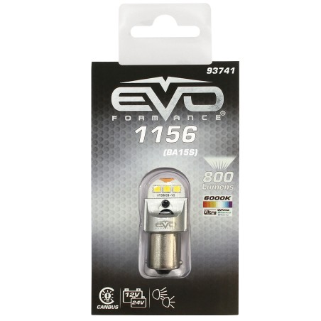 AMP.LED S800 12V P21W BA15S 1PLOT CANBUS - 6500K BLANC PURE - 1PC