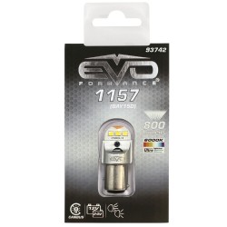 AMP.LED S800 12V P21/5W BAY15D 2 PLOTS CANBUS-6500K BLANC PURE-1PC