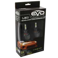 KIT DE CONVERSION LED H3 PK22S - 6000K BLANC PURE - 2PCS - SCT