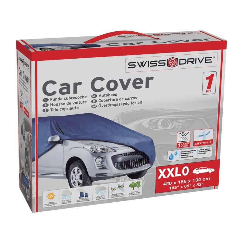 HOUSSE DE VOITURE TAILLE XXL 420X165X132CM POLYESTER