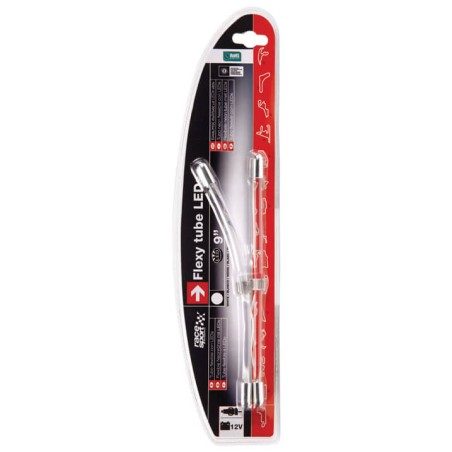 2 TUBES NEON FLEXIBLE 9" LEDS BLANC - SCT