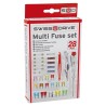 BOITE DE FUSIBLES + ACCESSOIRES 28 PIECES