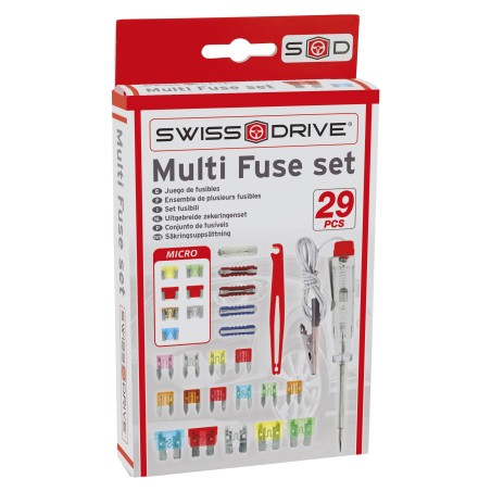 BOITE DE FUSIBLES + ACCESSOIRES 29 PIECES