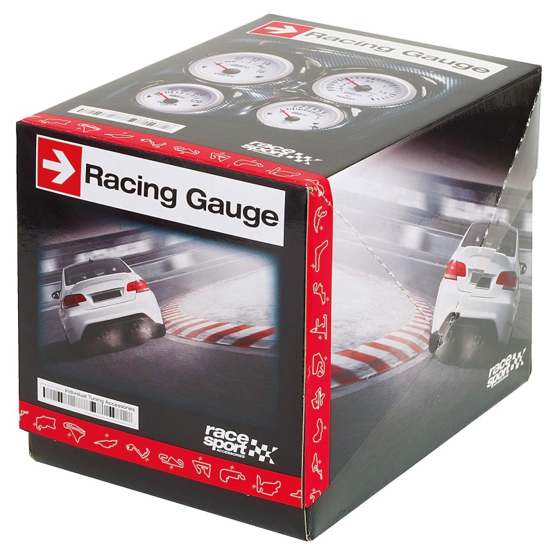 MANOMETRE DE PRESSION DE TURBO RACE SPORT DIAM 52MM 12V