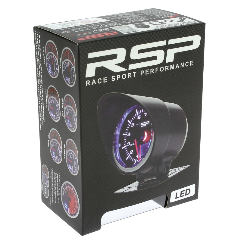 MANOMETRE DE PRESSION D'HUILE RSP D.52MM LED