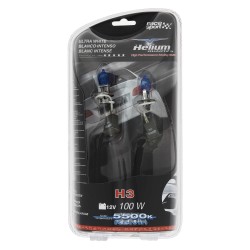COFFRET 2 AMPOULES HELIUM H3 12V 100W NON HOMOLOG. ROUTE - SCT