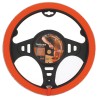 COUVRE VOLANT STYLE ARTISAN 37-39 CM ORANGE - SCT