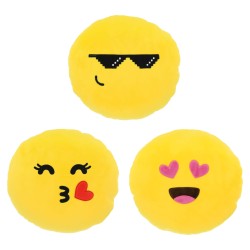 COMPOSITION DE 12 COUSSINS HAPPY CONFORT SMILEY, OKO-TEX 3 MODELES