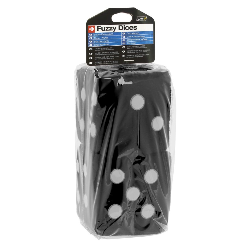 DOUBLE DE EN PELUCHE A SUSPENDRE 9X9CM NOIR