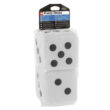 DOUBLE DE EN PELUCHE A SUSPENDRE 9X9CM BLANC