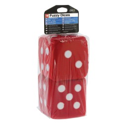 DOUBLE DE EN PELUCHE A SUSPENDRE 9X 9CM ROUGE