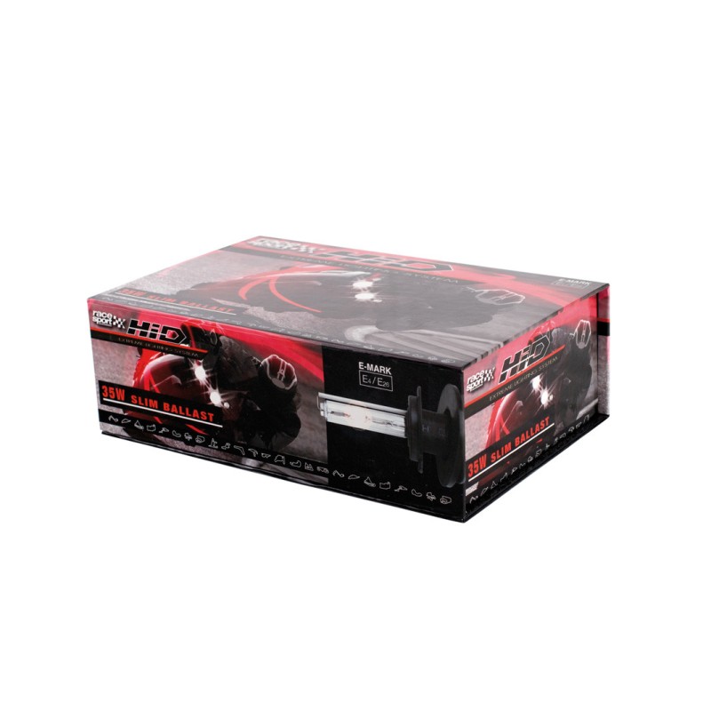 KIT HID H1 12V 35W SLIM BALLAST 6500K POUR MOTO - FDS