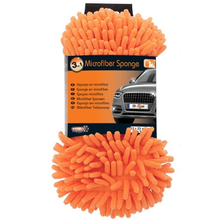EPONGE DE LAVAGE MICROFIBRE DOUBLE FACE - SCT - REMPL PAR BLN0570