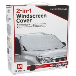 BACHE PARE-BRISE 2 EN 1 ETE-HIVER T.M 193*122CM