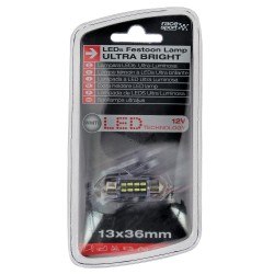 LAMPE TEMOIN A LEDS ULTRA BRILLANT 13X36 BLANC - SCT