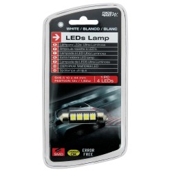 AMPOULE NAVETTE LED BLANC SMD SV8,5 12V CANBUS READY - SCT