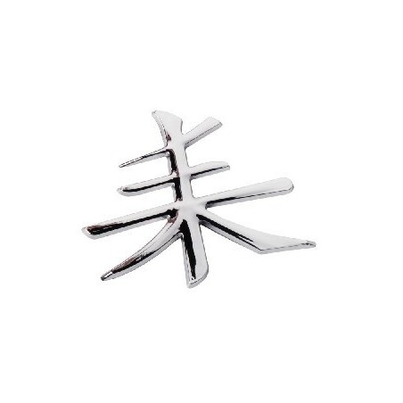 EMBLEME CHROME SYMBOL ORIENTAL -FDS