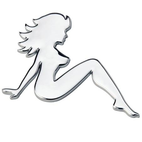 EMBLEME CHROME SEXY GIRL - SCT
