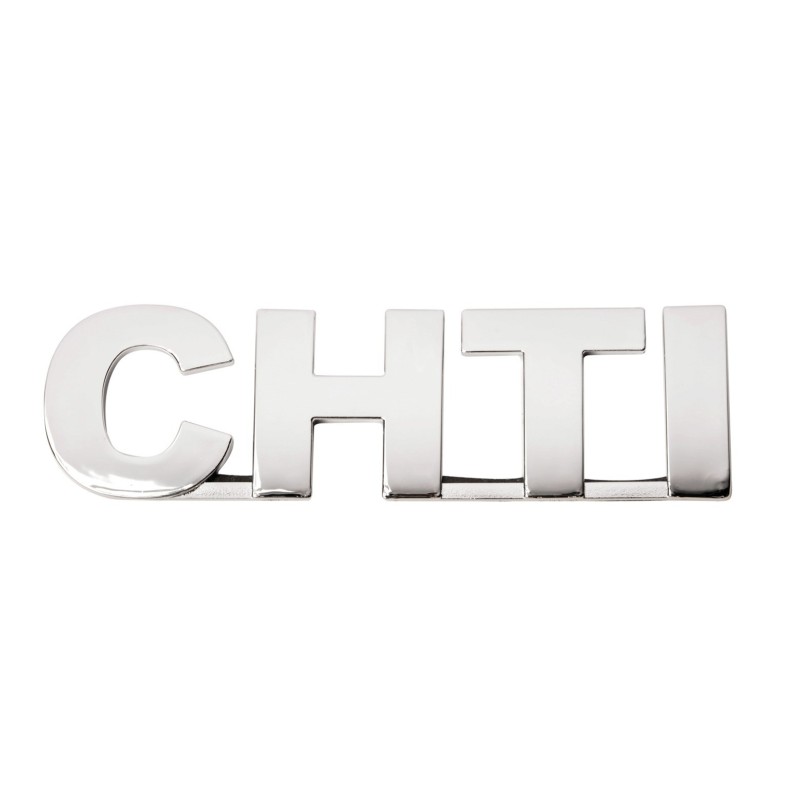 EMBLEME CHROME CHTI 140X40MM -FDS