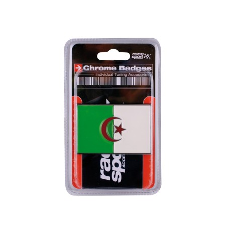 EMBLEME CHROME ALGERIE 71X46MM -FDS