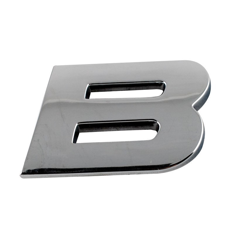 LETTRE B CHROMEE - SACHET DE 10U - SCT