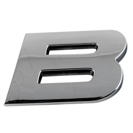 LETTRE B CHROMEE - SACHET DE 10U - SCT