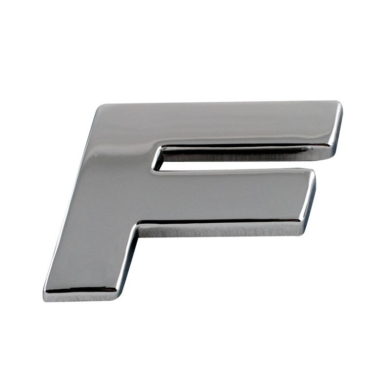 LETTRE F CHROMEE - SACHET DE 10U - SCT