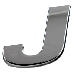 LETTRE J CHROMEE - SACHET DE 10U - SCT