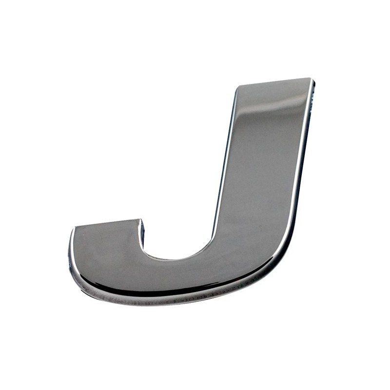 LETTRE J CHROMEE - SACHET DE 10U - SCT