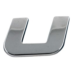 LETTRE U CHROMEE - SACHET DE 10U - SCT